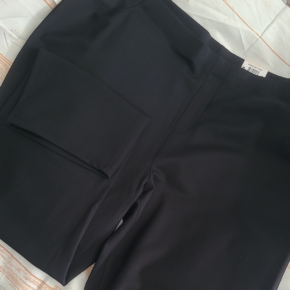 Karen Scott Sport Plus Work Slacks Pants‎ .. Comfort Pant .. Black .. 2x